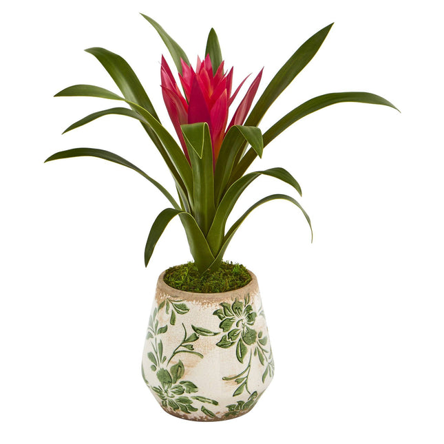 15” Ginger Artificial Plant in Floral Vase by Nearly Natural