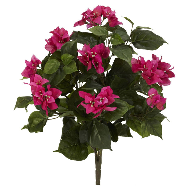 20” Bougainvillea Artificial Plant (Set of 3) by Nearly Natural
