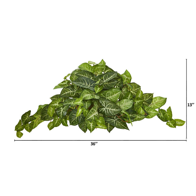 36” Nephthytis Artificial Ledge Plant by Nearly Natural