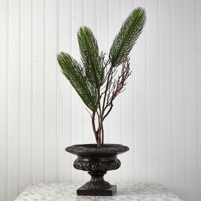 45” Pine Artificial Flower (Set of 3) by Nearly Natural
