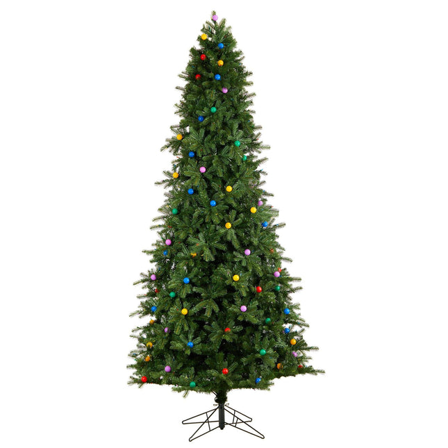 9.5' Montana Mountain Fir Artificial Christmas Tree by Nearly Natural