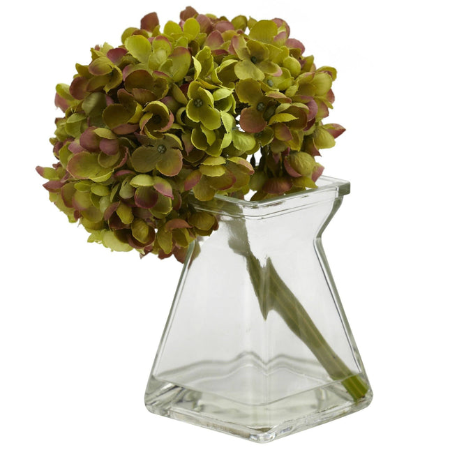 Hydrangea w/Vase (Set of 3) by Nearly Natural