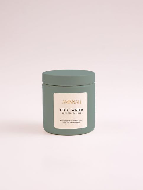 Cool Water Candle Tin by AMINNAH