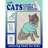 Cute Cats Wearing Clothes Coloring Book: Fun Activities For Children To Get Creative (Homeschool Art Book)