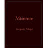 Miserere: Gregorio Allegri