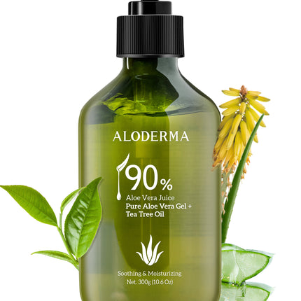 ALODERMA Pure Aloe Vera Gel + Tea Tree Oil by AloeCure