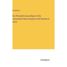 The Thirteenth Annual Report of the Incorporated Church Society of the Diocese of Huron