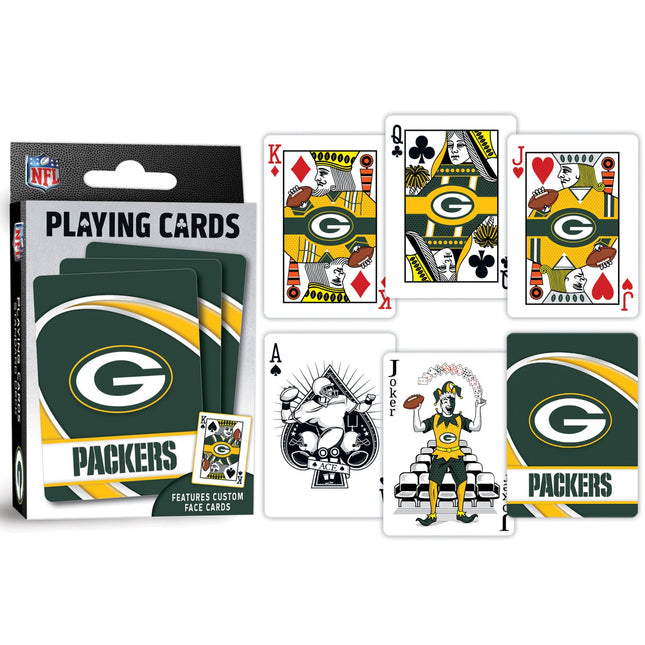 Green Bay Packers Playing Cards - 54 Card Deck by MasterPieces Puzzle Company INC