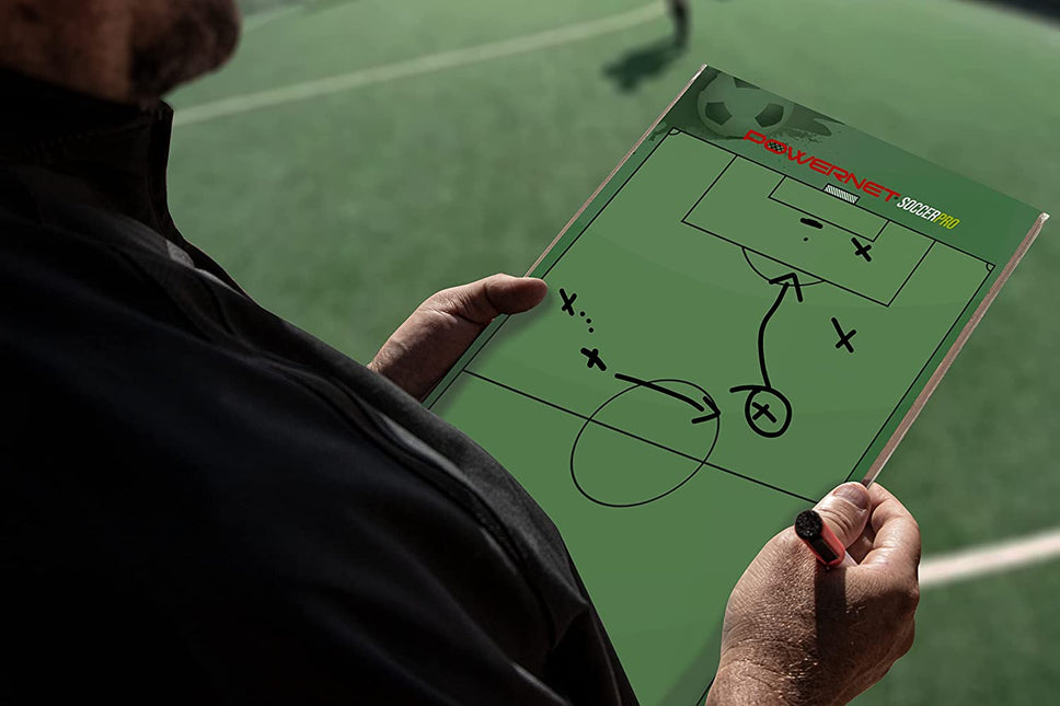 PowerNet Soccer Pro LineUp Double-Sided Coaching & Score Board (1207) by Jupiter Gear