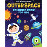 Outer Space Coloring Book: Fun, and Educational Activity Book for Children with Solar System, Planets, Spaceships, Aliens, Meteors, Astronauts, a