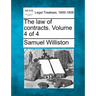 The law of contracts. Volume 4 of 4