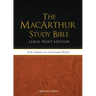 MacArthur Study Bible-NASB-Large Print