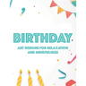 Birthday Art Designs For Relaxation And Mindfulness: Relaxing Coloring Book For Adults, Happy And Cheerful Illustrations And Designs To Color
