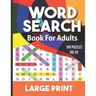 Word search book for adults: Word Search for Adults and Seniors with Big Challenging Puzzles for Relaxing and Fun, 100 Word Search Large Print for