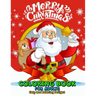 Merry Christmas Coloring Books for Adults Easy and Relaxing Design: Santa, Snowman, Elves and Friend