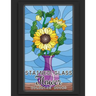 Stained Glass Flower Coloring Books: 50 Coloring Pages of Stained Glass Flower, Garden, Butterfly and Bird Illustration Stress Relieving Activity Book