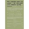 Set Theory and Its Logic: Revised Edition
