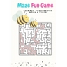 Maze Fun Game: 50 Maze Games Puzzles for Boys & Girls, Age 6+, Large Print, 1 Game Per Page