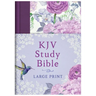 KJV Study Bible - Large Print [hummingbird Lilacs]