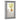 Bathroom Wall Cabinet with Single Mirror Door-Gray