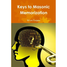 Keys to Masonic Memorization