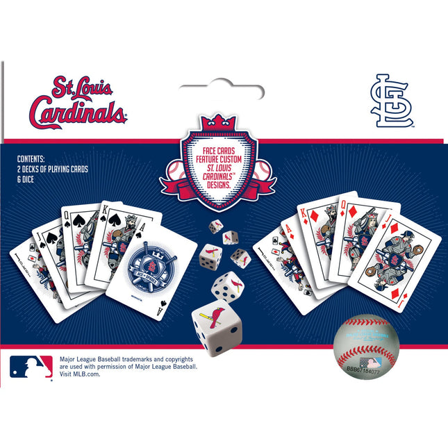 St. Louis Cardinals - 2-Pack Playing Cards & Dice Set by MasterPieces Puzzle Company INC