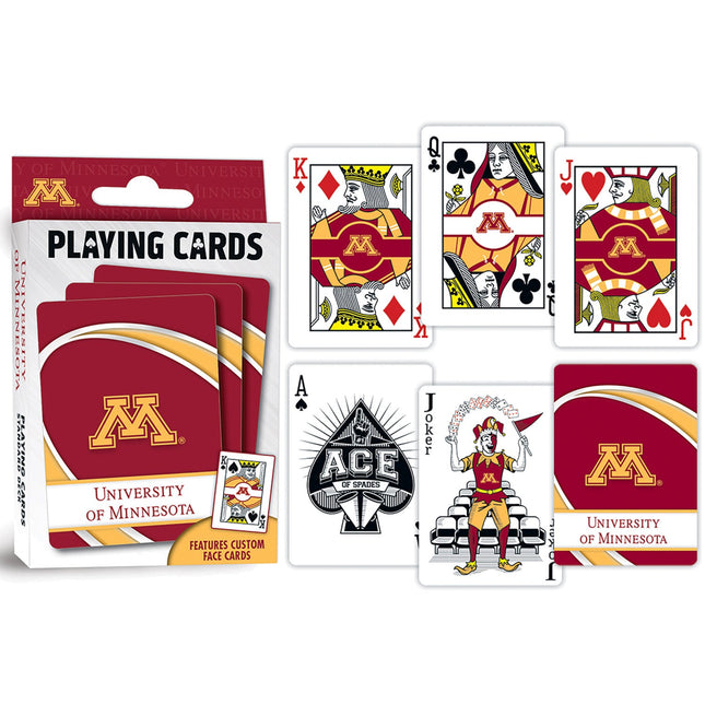 Minnesota Golden Gophers Playing Cards - 54 Card Deck by MasterPieces Puzzle Company INC
