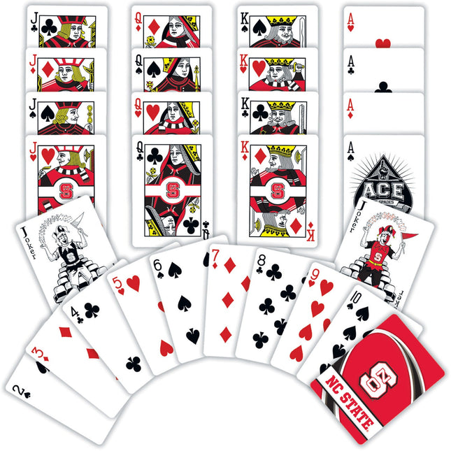 NC State Wolfpack Playing Cards - 54 Card Deck by MasterPieces Puzzle Company INC
