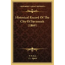 Historical Record of the City of Savannah (1869)