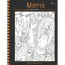 Misfits a Halloween Coloring Book for Adults and Odd Children: Living Dead and Monster Girls