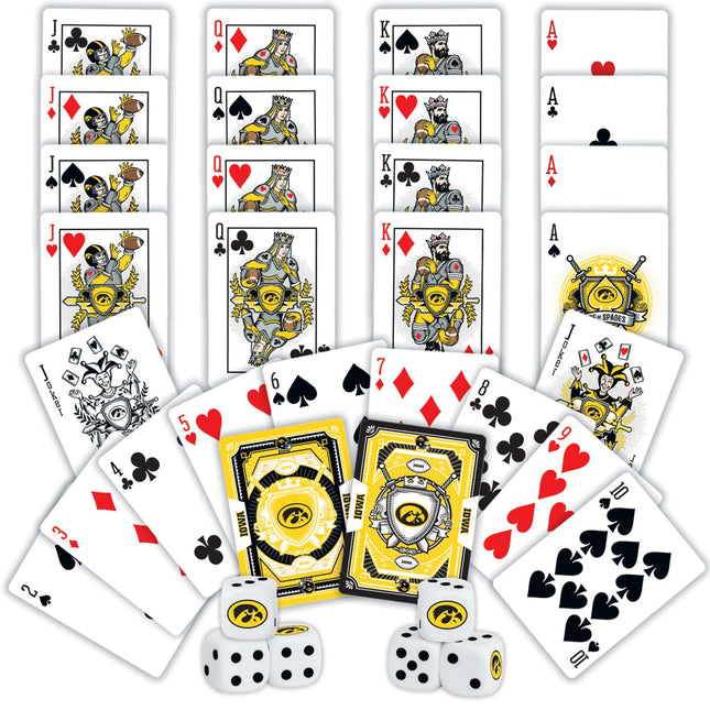 Iowa Hawkeyes - 2-Pack Playing Cards & Dice Set by MasterPieces Puzzle Company INC