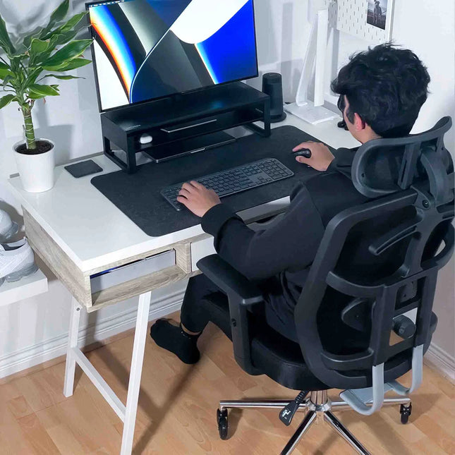 MotionGrey - Motion M Series High Back - Ergonomic Office Chair by Level Up Desks