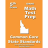 Idaho 5th Grade Math Test Prep: Common Core Learning Standards