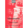 Subordination