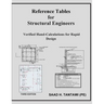 Reference Tables for Structural Engineers: Verified Hand-Calculations for Rapid Design