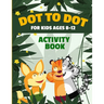 Dot to Dot for Kids Ages 8-12 100 Fun Connect the Dots Puzzles Children's Activity Learning Book Improves Hand-Eye Coordination Workbook for Kids Aged