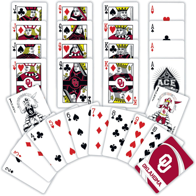 Oklahoma Sooners Playing Cards - 54 Card Deck by MasterPieces Puzzle Company INC