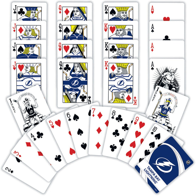 Tampa Bay Lightning Playing Cards - 54 Card Deck by MasterPieces Puzzle Company INC