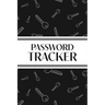 Password Tracker (Black Keys): 6"x9" Alphabetical Password Logbook for Easy Organization