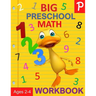 Big Preschool Math Workbook Ages 2-4: Number Tracing, Counting, Matching and Color by Number Activities