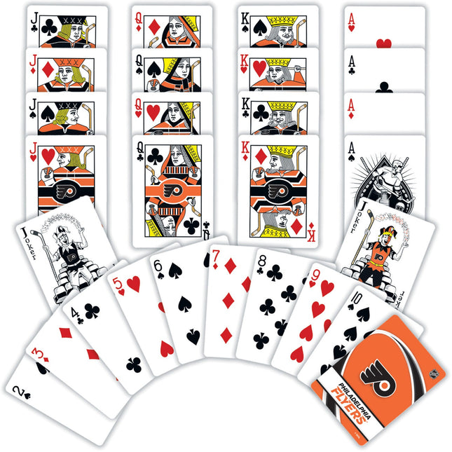 Philadelphia Flyers Playing Cards - 54 Card Deck by MasterPieces Puzzle Company INC