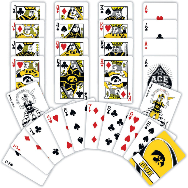 Iowa Hawkeyes Playing Cards - 54 Card Deck by MasterPieces Puzzle Company INC