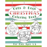 Cats and Dogs Christmas Coloring Book: Holiday Activity Pages for Kids Ages 4-8
