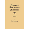 Notable Southern Families. Volume IV