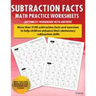 Subtraction Facts Math Practice Worksheet Arithmetic Workbook with Answers: Daily Practice Guide for Elementary Students and Other Kids