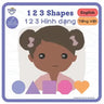 123 Shapes - 1 2 3 Hình dạng: Bilingual Book Vietnamese