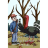 Three Turkeys and a Feather