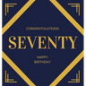Happy 70th Birthday Guest Book (Hardcover): Happy 70th Birthday Guest book, party and birthday celebrations decor, memory book, 70th birthday, happy b