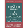 A Behavioral Theory of Labor Negotiations: The Ottoman Route to State Centralization