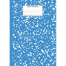 Marble Notebook A4: Blue Marble College Ruled Journal
